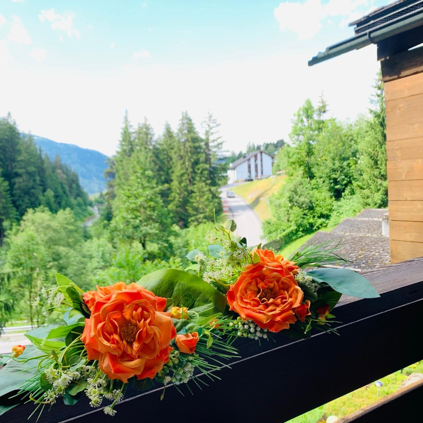 Ferienwohnung Laax Mit Traumblick, Grossem Balkon Und Terrasse 외부 사진