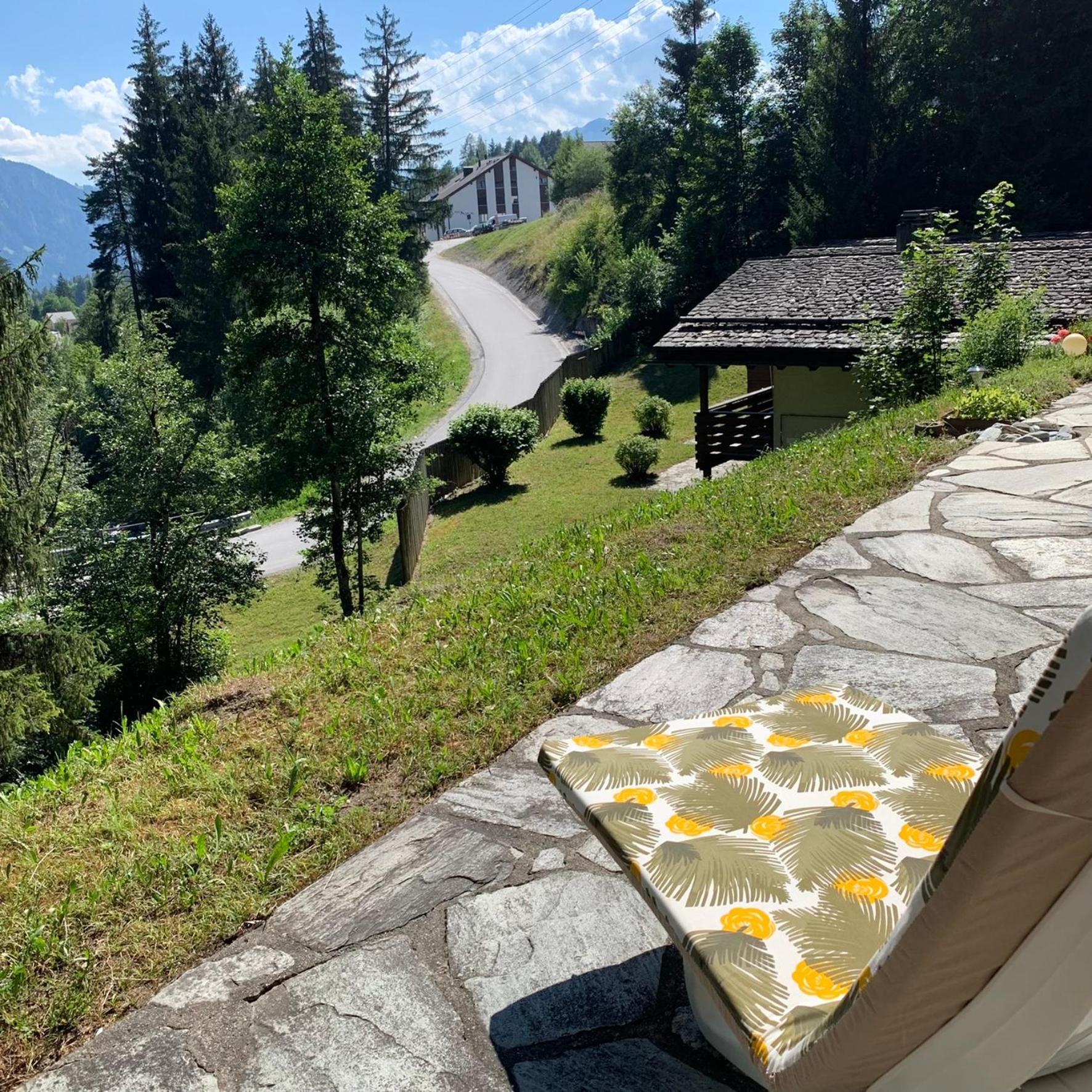Ferienwohnung Laax Mit Traumblick, Grossem Balkon Und Terrasse 외부 사진