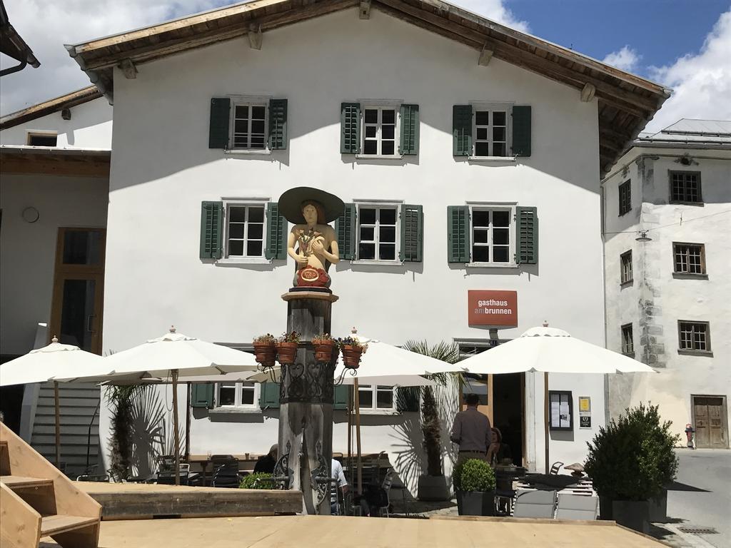 Ferienwohnung Laax Mit Traumblick, Grossem Balkon Und Terrasse 외부 사진