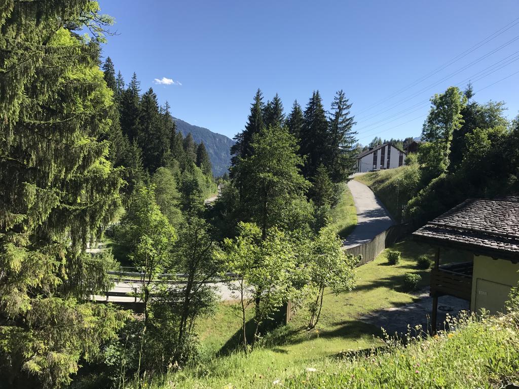 Ferienwohnung Laax Mit Traumblick, Grossem Balkon Und Terrasse 외부 사진