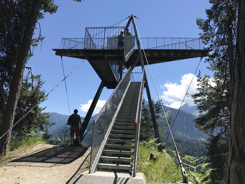 Ferienwohnung Laax Mit Traumblick, Grossem Balkon Und Terrasse 외부 사진