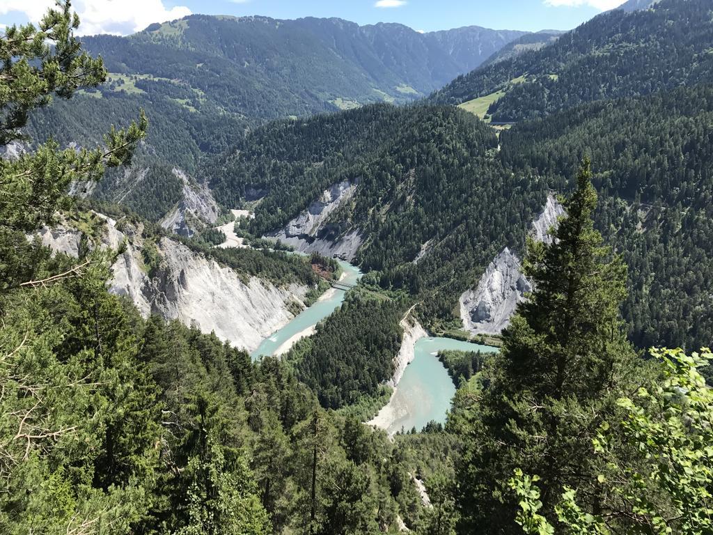 Ferienwohnung Laax Mit Traumblick, Grossem Balkon Und Terrasse 외부 사진