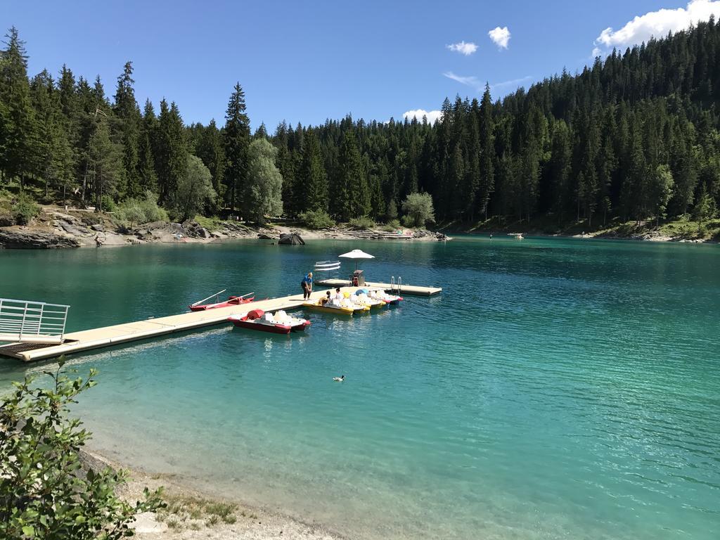 Ferienwohnung Laax Mit Traumblick, Grossem Balkon Und Terrasse 외부 사진