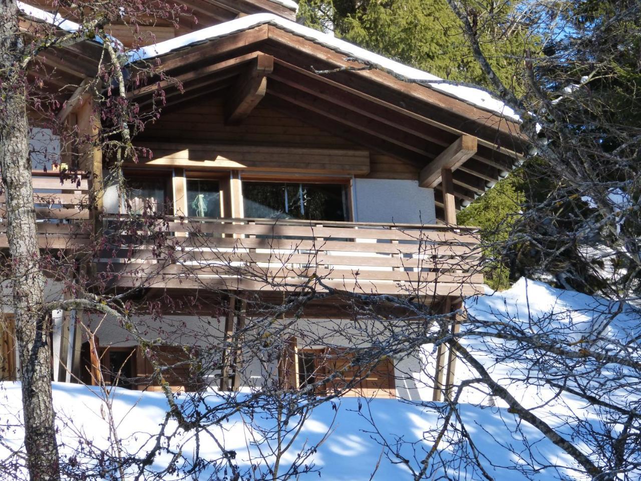 Ferienwohnung Laax Mit Traumblick, Grossem Balkon Und Terrasse 외부 사진